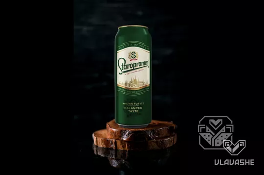 Пиво Staropramen з/б 0.48л